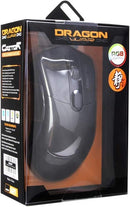 Dragonwar G21 7000dpi ergonomische und anpassbare RGB-Gaming-Maus mit 7 Tasten - Schwarz