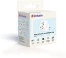 Verbatim World to Europe Travel Adapter Plug - weiß - WTEU-01