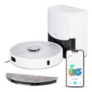 MEDION® Saugroboter X42 SW+ mit Absaugstation, 8.000 Pa Saugleistung, 240min Laufzeit