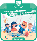 tigermedia tigercard Die 20 besten Lieder zum Singen & Tanzen (Musik, 40 Minuten Laufzeit, ab 3 Jahre)