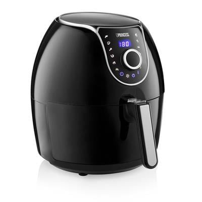 PRINCESS 182055 Aerofryer XXL Heißluftfritteuse (5,2 Liter, Automatikprogramme, ohne-Öl, Pommes-Frites, Timer, LCD-Display)