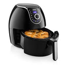 PRINCESS 182055 Aerofryer XXL Heißluftfritteuse (5,2 Liter, Automatikprogramme, ohne-Öl, Pommes-Frites, Timer, LCD-Display)
