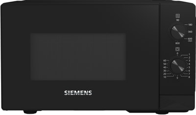 Siemens iQ300 FF020LMB2 schwarz Mikrowelle (800 Watt, 20 l, 270 mm Drehtellerdurchmesser)