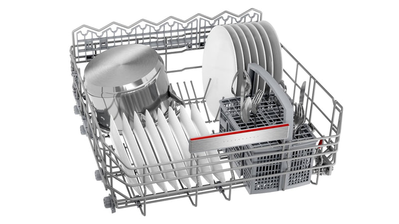 BOSCH Serie 8 SMI8YBS01D Einbau-Geschirrspüler integriert 60 cm (B, Vario-Besteckkorb, 13 Maßgedecke, 43 dB, AquaStop, Home Connect)