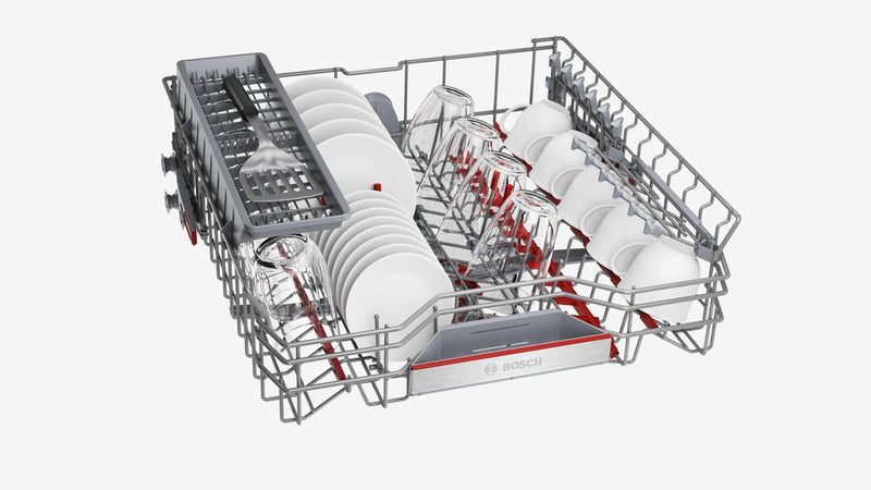 BOSCH Serie 8 SMI8YBS01D Einbau-Geschirrspüler integriert 60 cm (B, Vario-Besteckkorb, 13 Maßgedecke, 43 dB, AquaStop, Home Connect)