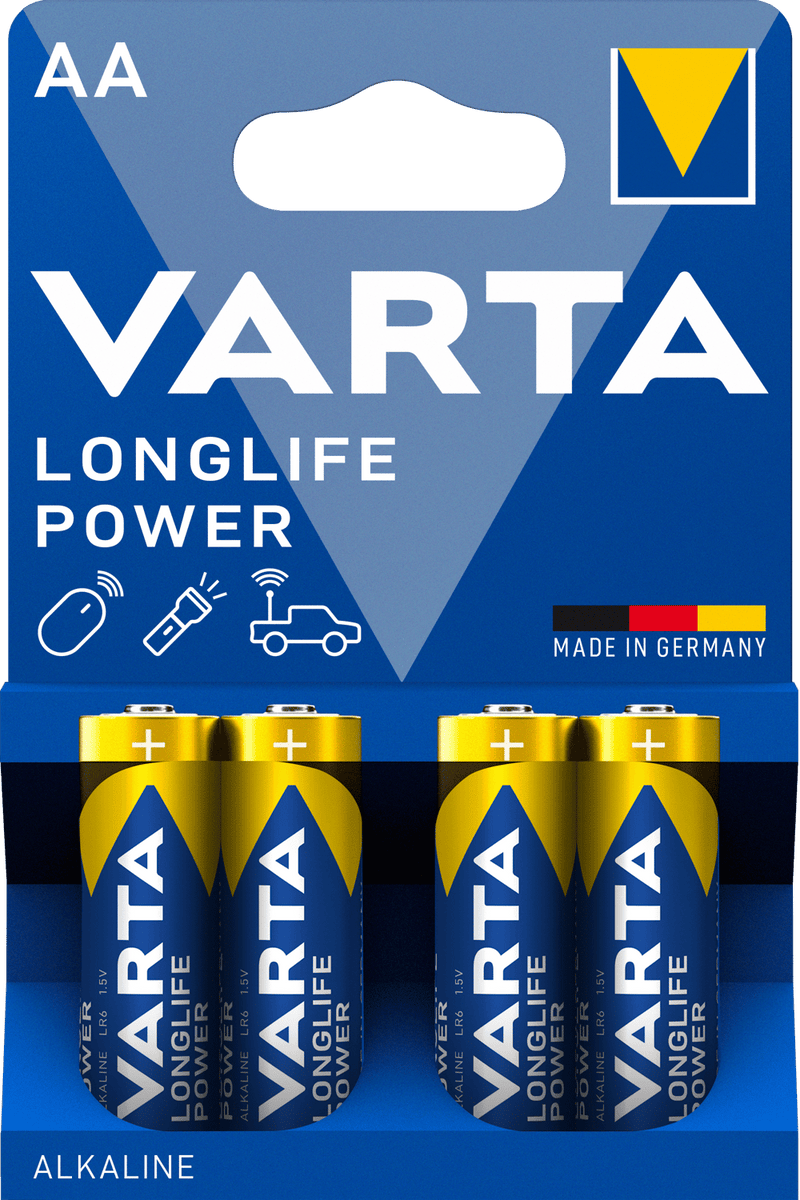 VARTA LONGLIFE Power AA 4er Blister Batterie