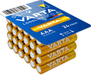 VARTA LONGLIFE AAA Big Box 24er Batterie (MICRO, MN2400, Ministilo, Alkaline, Einwegbattarie, Rundzellen)