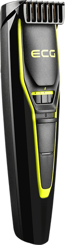 ECG Bartschneider ZS 1420 (Regler zum Einstellen der Schnittlänge, 0,5 mm Stufen, 20 Schnittlängen, Längeneinstellung zwischen 0,5 mm und 10 mm, Messer aus rostfreien Stahl, bis zu 40 Minuten Akkubetrieb)