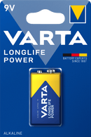 VARTA LONGLIFE Power 9V, 1er Blister Batterie