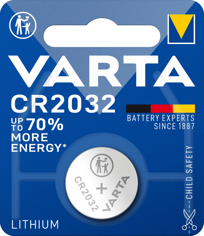 VARTA LITHIUM Coin CR2032, 1er Blister