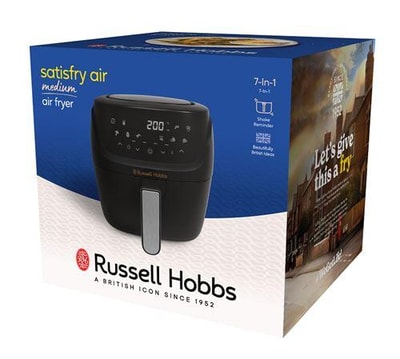 Russell Hobbs 27160-56 SatisFry Air Medium Heißluftfritteuse (4 l Fassungsvermögen, 1350 Watt, ohne-Öl)