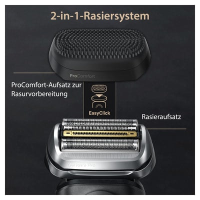 BRAUN Herrenrasierer Series 9 Pro+ 9590cc ProComfort Aufsatz