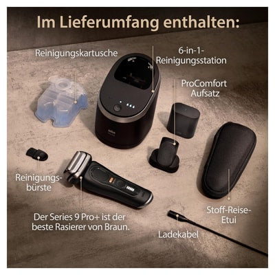 BRAUN Herrenrasierer Series 9 Pro+ 9590cc ProComfort Aufsatz