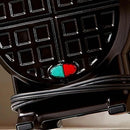 PowerXL Waffeleisen Waffle Star 18 cm (Extra tiefes Waffeleisen gefüllte Waffeln, Durchmesser 18 cm, Antihaft-Beschichtung, Anti-Tropf-Rinne, LED-Anzeige, max. 1.090 Watt, Farbe Schwarz)