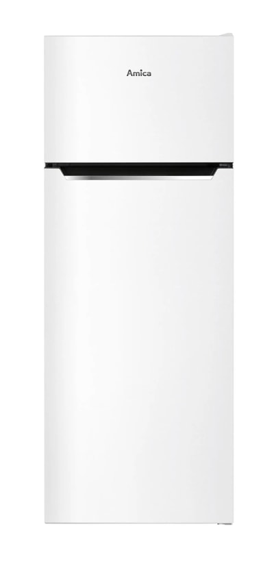 AMICA DT 374 170 W Kühl-Gefrier-Kombination (freistehend, EEK D, 211 l Nutzinhalt, FrischeZone, FrostControl, Doppel-Gefrierfach, 54 cm Breite, 142,8 cm Höhe, Weiß)