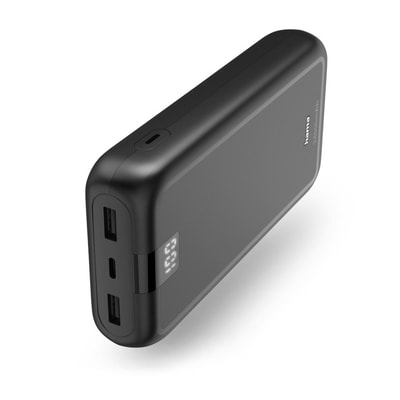 HAMA Power Pack "Performance 24", 24000mAh, 3 Ausgänge: USB-C, 2x USB-A, Anthr. (00201711)