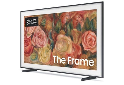 Samsung GQ55LS03DAUXZG The Frame (2024) QLED TV (55 Zoll (138 cm), 4K UHD, HDR, Smart TV, Sprachsteuerung (Alexa, Bixby), Aufnahmefunktion, Dolby Atmos, 100 Hz, LS03D)