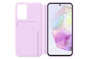 Samsung EF-ZA356 für Galaxy A35 Smart View Wallet Case Lavender Handyhülle (EF-ZA356CVEGWW)
