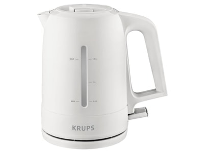 KRUPS BW 2441 Pro Aroma Wasserkocher (1,6 Liter, 2200 W, Kunststoff, weiß)
