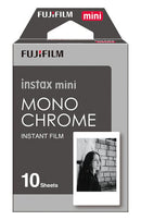 FUJIFILM instax mini Film, Monochrome Sofortbildkamera-Filme - MHD 03/2026
